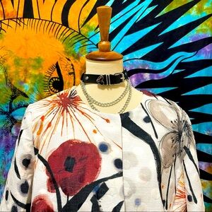 🌈 Amazing limited edition flower art coat